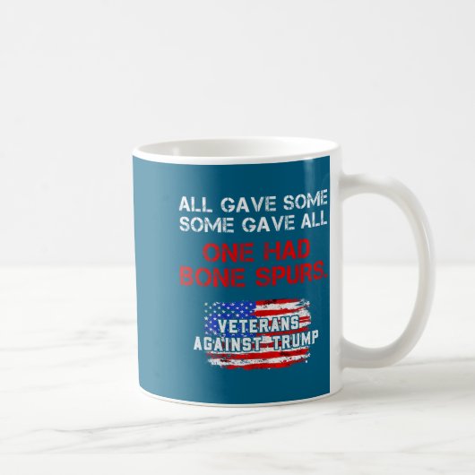 Mug Conception de la fête des vétérans tout a donné (Droite)