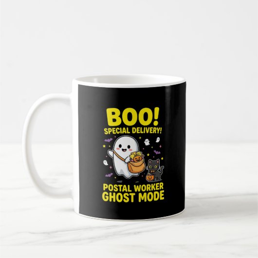 Mug Conception de la fête d'Halloween en mode fantôme (Gauche)