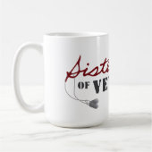 Mug Conception de la fierté militaire des sœurs de vét (Gauche)