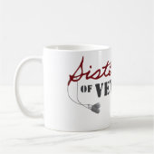 Mug Conception de la fierté militaire des sœurs de vét (Gauche)