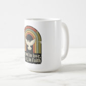 Mug Conception de la foi rétro-enracinée (Devant droit)