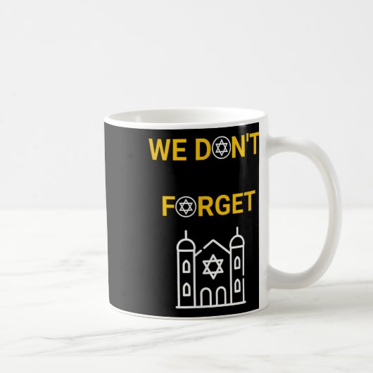Mug Conception de la Journée commémorative de l'Holoca (Droite)
