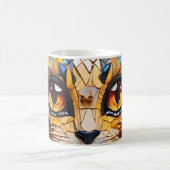 Mug Conception de la mosaïque de chats (Centre)