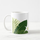 Mug Conception de la nature verte tropicale (Gauche)