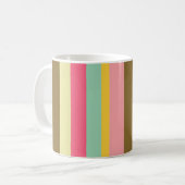 Mug Conception de la palette de couleurs à bande estiv (Devant gauche)