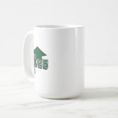 Mug Conception de la planche de mortier de la promotio (Devant gauche)