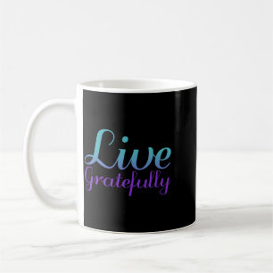 Mug Conception de la prévention de la gratitude vécue