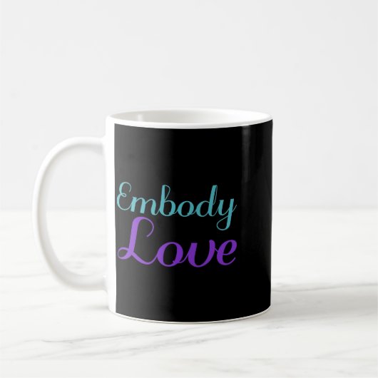 Mug Conception de la prévention de l'amour incarné (Gauche)