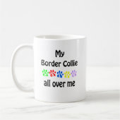 Mug Conception de la promenade Collie Bordure (Gauche)