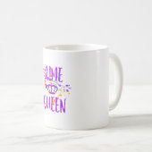 Mug Conception de la Reine de boue Nice (Devant droit)