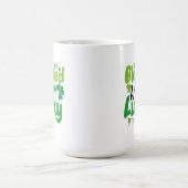 Mug Conception de la Saint-Patrick bénie et chanceuse- (Centre)