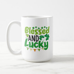 Mug Conception de la Saint-Patrick bénie et chanceuse-