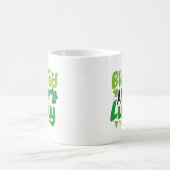 Mug Conception de la Saint-Patrick bénie et chanceuse- (Centre)