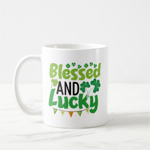 Mug Conception de la Saint-Patrick bénie et chanceuse-