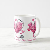 Mug Conception de la Saint-Valentin pour guérir les cœ (Devant droit)