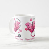 Mug Conception de la Saint-Valentin pour guérir les cœ (Devant gauche)