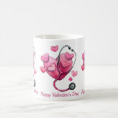 Mug Conception de la Saint-Valentin pour guérir les cœ (Centre)