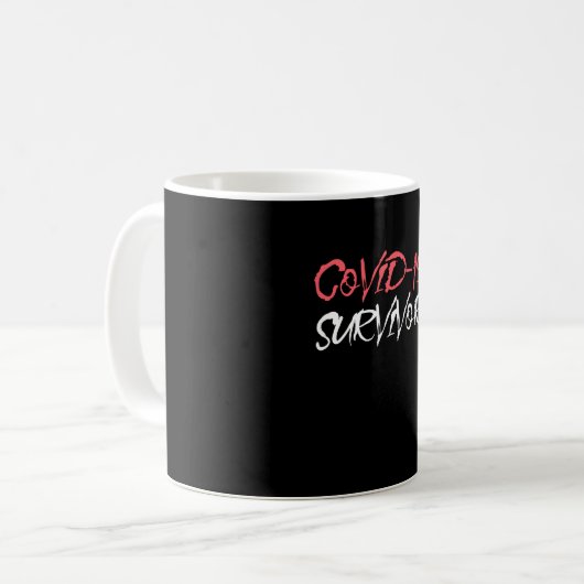 Mug Conception de la sensibilisation des survivants du (Devant gauche)