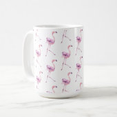 Mug Conception de la série de Flamants roses d'appel d (Devant gauche)