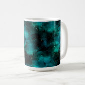 Mug Conception de la série Galaxie sarcelle 1 (Devant droit)