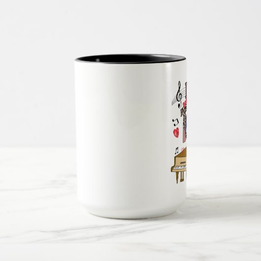 Mug Conception de la sublimation de l'enseignant de mu (Centre)