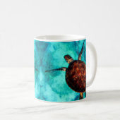 Mug Conception de la tortue de mer Coupe personnalisée (Devant droit)