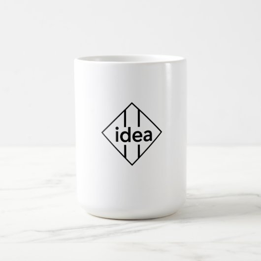 Mug Conception de la typographie IDEA (Centre)