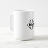 Mug Conception de la typographie IDEA (Devant gauche)
