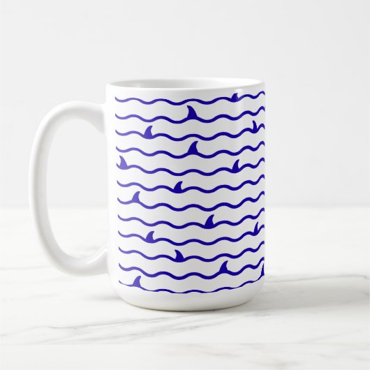 Mug Conception de la vie marine côtière mignonne (Gauche)