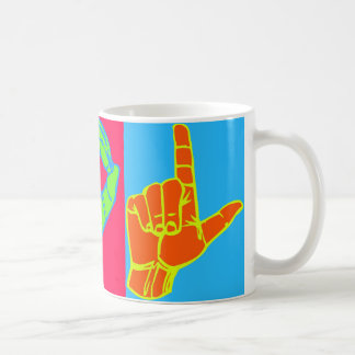 Mug Conception de langue des signes de LOL ASL