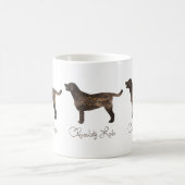 Mug Conception de l'aquarelle du laboratoire de chocol (Centre)