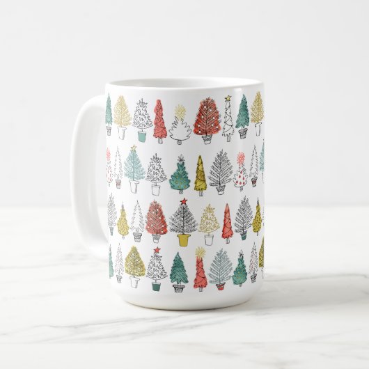 Mug Conception de l'arbre de Noël 2016 (Devant gauche)