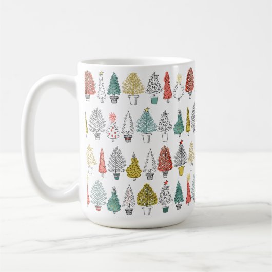 Mug Conception de l'arbre de Noël 2016 (Gauche)