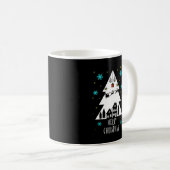 Mug Conception de l'arbre de Noël avec muscade de café (Devant droit)
