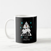 Mug Conception de l'arbre de Noël avec muscade de café (Gauche)