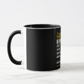 Mug Conception de l'architecture à taux horaire amusan (Gauche)