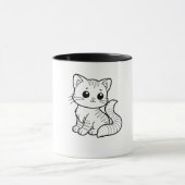 MUG CONCEPTION DE L'ART CAT CUTE (Centre)