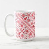 Mug Conception de l'échantillonneur croisé de l'amant (Gauche)
