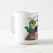 Mug Conception de lecture de vers de livre (Devant gauche)