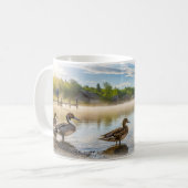 Mug Conception de l'enveloppe numérique de la boîte à (Devant gauche)