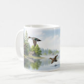 Mug Conception de l'enveloppe numérique de la boîte à  (Devant gauche)