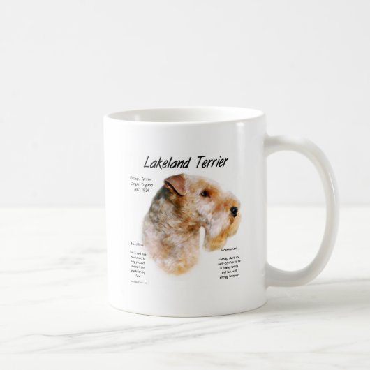 Mug Conception de l'histoire de Lakeland Terrier (Droite)