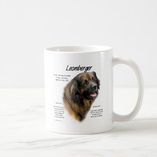 Mug Conception de l'histoire de Leonberger (Droite)