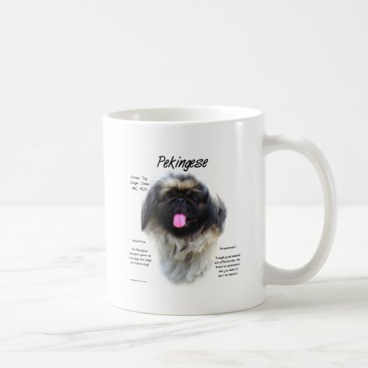 Mug Conception de l'histoire de Pekingese (Droite)