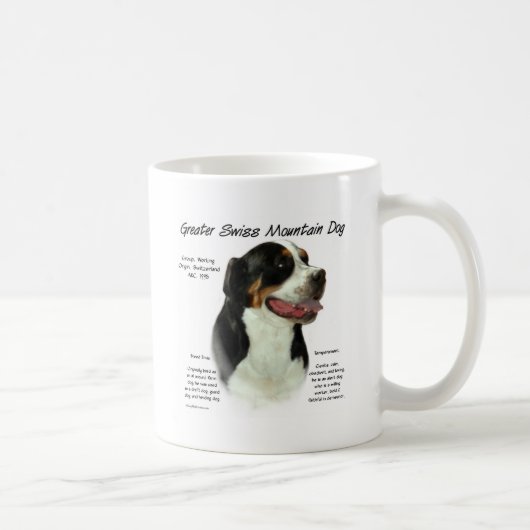 Mug Conception de l'histoire des chiens de montagne de (Droite)