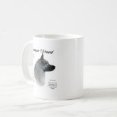 Mug Conception de l'histoire Elkhound norvégienne (Devant gauche)
