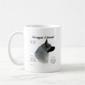 Mug Conception de l'histoire Elkhound norvégienne (Gauche)