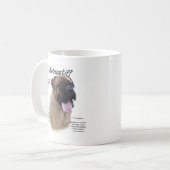 Mug Conception de l'historique Bullmastiff (fawn) (Devant gauche)
