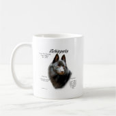 Mug Conception de l'historique de Schipperke (Gauche)
