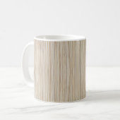 Mug Conception de lignes brunes abstraites mignonnes (Devant gauche)